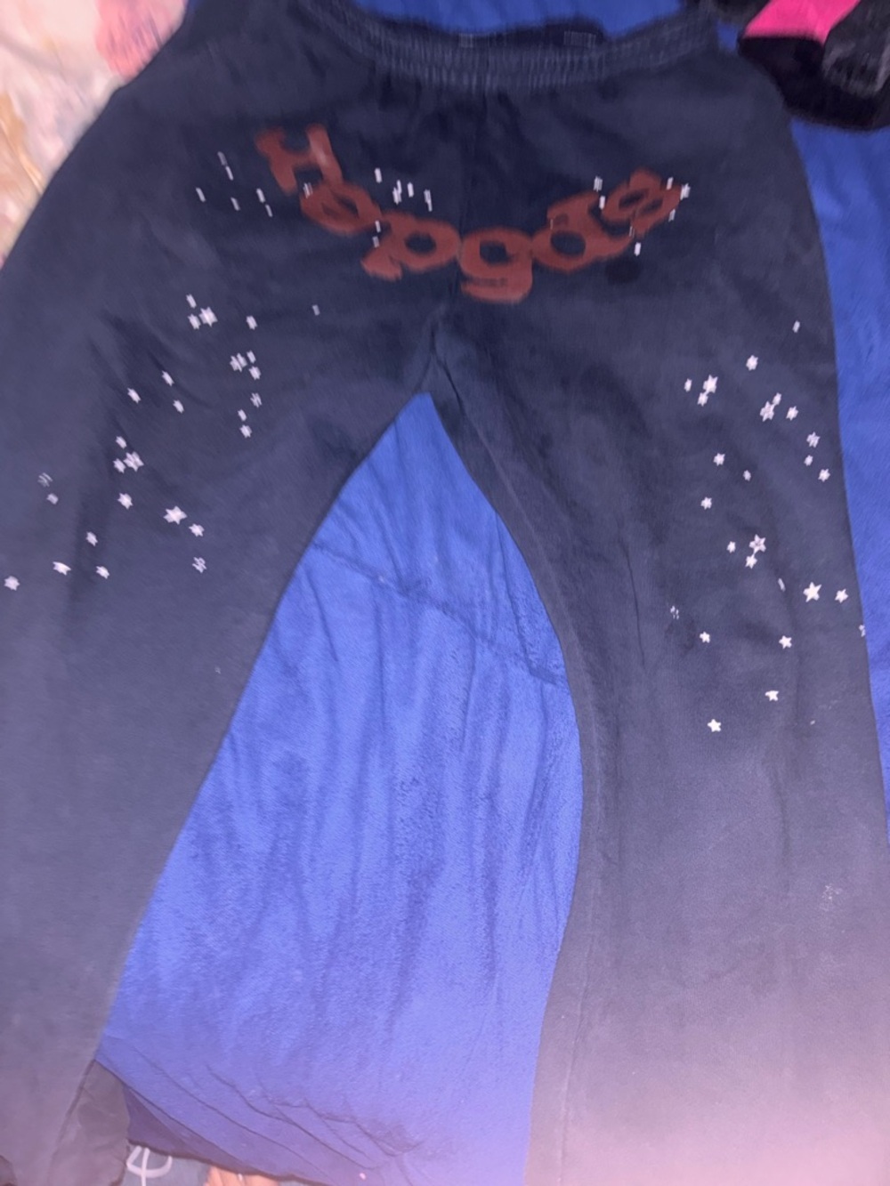 Sp5der pants blue navy size medium men’s!